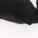 PRADA Waist bag Nylon Black Silver Auth 187430A-14
