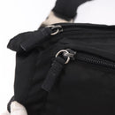 PRADA Waist bag Nylon Black Silver Auth 187430A-10