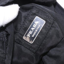 PRADA Waist bag Nylon Black Silver Auth 187430A-18