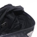PRADA Waist bag Nylon Black Silver Auth 187430A-20