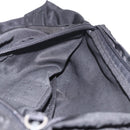 PRADA Waist bag Nylon Black Silver Auth 187430A-22