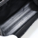 BALLY Hand Bag Leather 2way Black Gold Auth 187434A-20