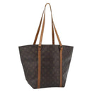 LOUIS VUITTON Monogram Sac Shopping Tote Bag M51108 LV Auth 187437-1