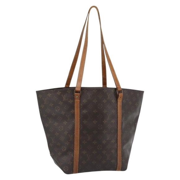 LOUIS VUITTON Monogram Sac Shopping Tote Bag M51108 LV Auth 187437