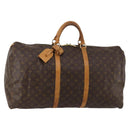 LOUIS VUITTON Monogram Keepall 60 Boston Bag M41422 LV Auth 187438A-1
