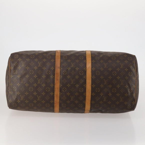 LOUIS VUITTON Monogram Keepall 60 Boston Bag M41422 LV Auth 187438A