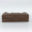 LOUIS VUITTON Damier Ebene Sac Plat Hand Bag N51140 LV Auth 187439-5