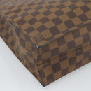 LOUIS VUITTON Damier Ebene Sac Plat Hand Bag N51140 LV Auth 187439-16