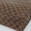 LOUIS VUITTON Damier Ebene Sac Plat Hand Bag N51140 LV Auth 187439-17