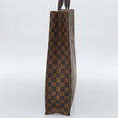 LOUIS VUITTON Damier Ebene Sac Plat Hand Bag N51140 LV Auth 187439-3