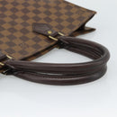 LOUIS VUITTON Damier Ebene Sac Plat Hand Bag N51140 LV Auth 187439-7