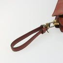 LOUIS VUITTON Epi Angian Clutch Bag Brown M52113 LV Auth 187442-7
