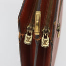 LOUIS VUITTON Epi Angian Clutch Bag Brown M52113 LV Auth 187442-9