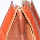 LOUIS VUITTON Epi Angian Clutch Bag Brown M52113 LV Auth 187442-20