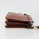 LOUIS VUITTON Epi Angian Clutch Bag Brown M52113 LV Auth 187442-3