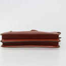 LOUIS VUITTON Epi Angian Clutch Bag Brown M52113 LV Auth 187442-6