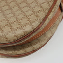CELINE Macadam Canvas Shoulder Bag PVC Beige Gold Auth 187444A-16
