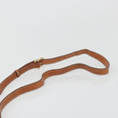 CELINE Macadam Canvas Shoulder Bag PVC Beige Gold Auth 187444A-8