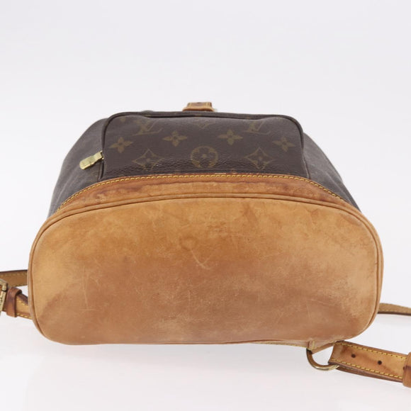LOUIS VUITTON Monogram Montsouris MM Backpack M51136 LV Auth 187446