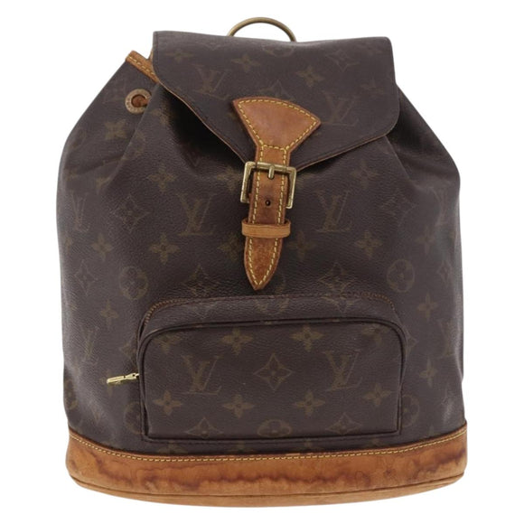 LOUIS VUITTON Monogram Montsouris MM Backpack M51136 LV Auth 187446
