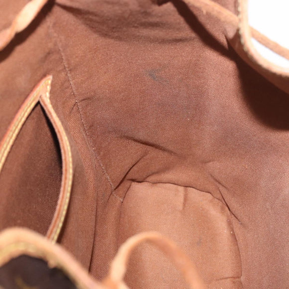 LOUIS VUITTON Monogram Montsouris MM Backpack M51136 LV Auth 187446