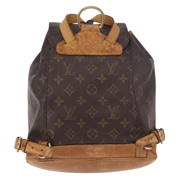 LOUIS VUITTON Monogram Montsouris MM Backpack M51136 LV Auth 187446
