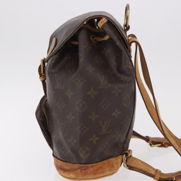 LOUIS VUITTON Monogram Montsouris MM Backpack M51136 LV Auth 187446