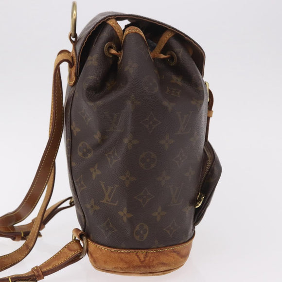 LOUIS VUITTON Monogram Montsouris MM Backpack M51136 LV Auth 187446