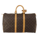 LOUIS VUITTON Monogram Keepall 45 Boston Bag M41428 LV Auth 187452V-2