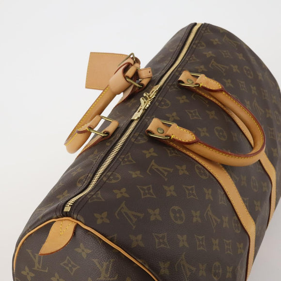 LOUIS VUITTON Monogram Keepall 45 Boston Bag M41428 LV Auth 187452V