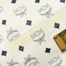 MCM Vicetos Logogram Tote Bag PVC Leather White Auth 187455-14