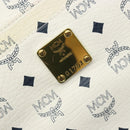 MCM Vicetos Logogram Tote Bag PVC Leather White Auth 187455-15