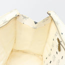 MCM Vicetos Logogram Tote Bag PVC Leather White Auth 187455-22