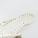 MCM Vicetos Logogram Tote Bag PVC Leather White Auth 187455-8