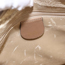 GUCCI Bamboo Hand Bag Leather 2way Beige Gold 000 122 0294 Auth 187457-18