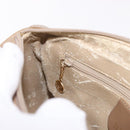GUCCI Bamboo Hand Bag Leather 2way Beige Gold 000 122 0294 Auth 187457-22