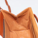 MCM Vicetos Logogram Hand Bag PVC Leather 2way Brown Gold Auth 187458A-22