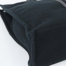 HERMES Fourre Tout GM Hand Bag Canvas Black Silver Auth 187459V-11