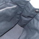 HERMES Fourre Tout GM Hand Bag Canvas Black Silver Auth 187459V-15