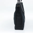 HERMES Fourre Tout GM Hand Bag Canvas Black Silver Auth 187459V-4