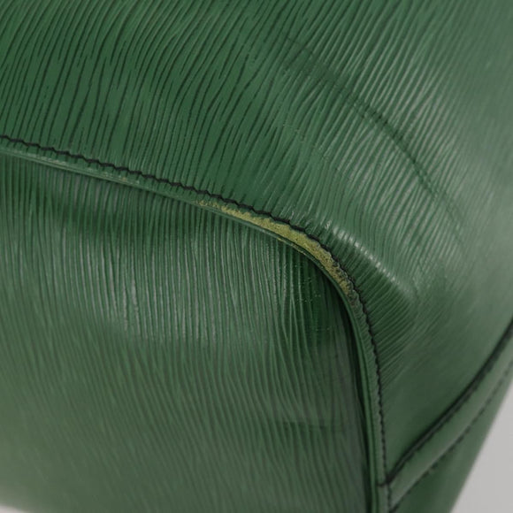 LOUIS VUITTON Epi Keepall 50 Boston Bag Green M42964 LV Auth 187462V