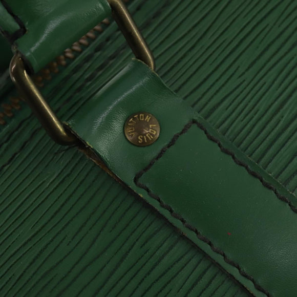 LOUIS VUITTON Epi Keepall 50 Boston Bag Green M42964 LV Auth 187462V
