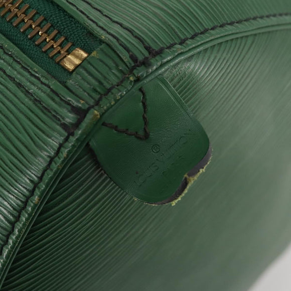 LOUIS VUITTON Epi Keepall 50 Boston Bag Green M42964 LV Auth 187462V