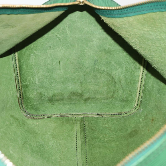 LOUIS VUITTON Epi Keepall 50 Boston Bag Green M42964 LV Auth 187462V