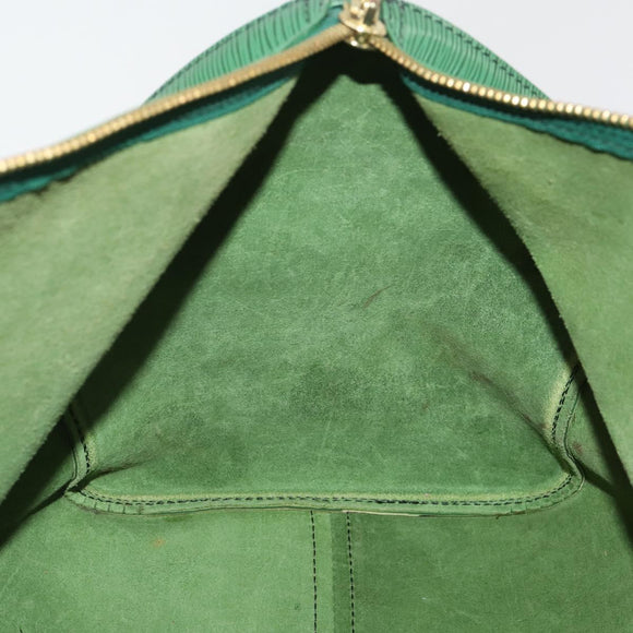 LOUIS VUITTON Epi Keepall 50 Boston Bag Green M42964 LV Auth 187462V
