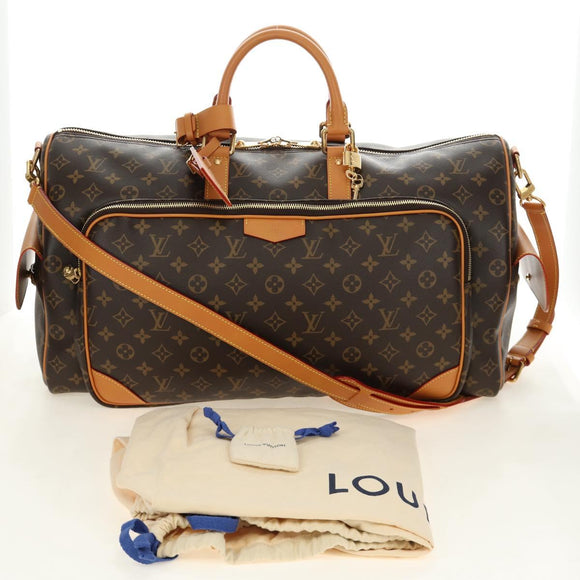 LOUIS VUITTON Monogram Archives Keepall Cargo 50 Boston Bag M14735 Auth 187463SM
