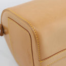 LOUIS VUITTON Nomad leather Speedy 30 Hand Bag Beige M85392 LV Auth 187464SAV-15
