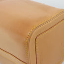 LOUIS VUITTON Nomad leather Speedy 30 Hand Bag Beige M85392 LV Auth 187464SAV-16