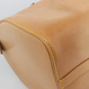 LOUIS VUITTON Nomad leather Speedy 30 Hand Bag Beige M85392 LV Auth 187464SAV-17