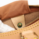 LOUIS VUITTON Nomad leather Speedy 30 Hand Bag Beige M85392 LV Auth 187464SAV-11